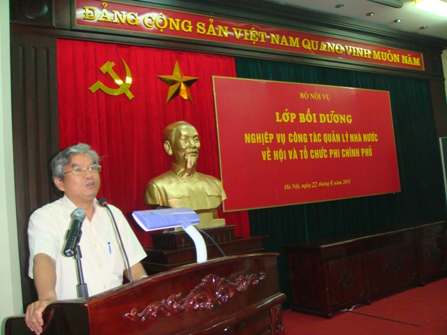 Khai giảng Lớp Bồi dưỡng nghiệp vụ công tác quản lý Nhà nước về Hội và tổ chức phi chính phủ